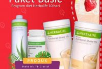 Paket basic program diet herbalife 21 hari